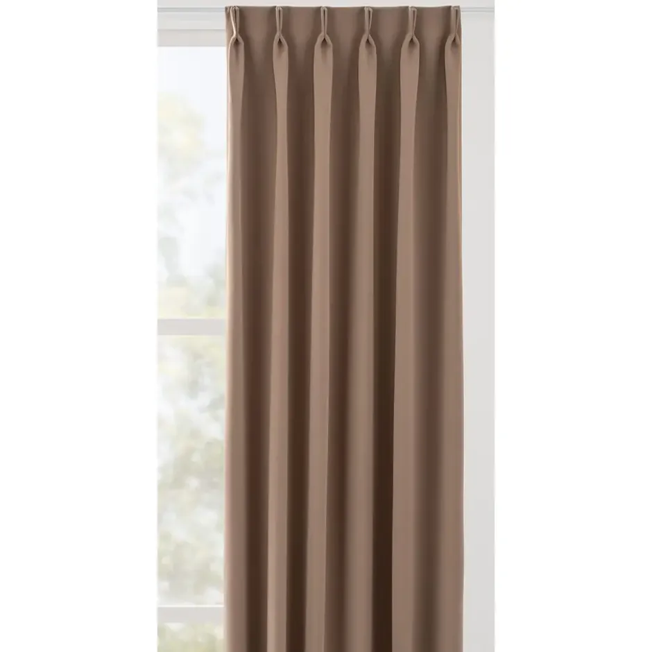 Gordijnstof Milano semi verduisterend - taupe