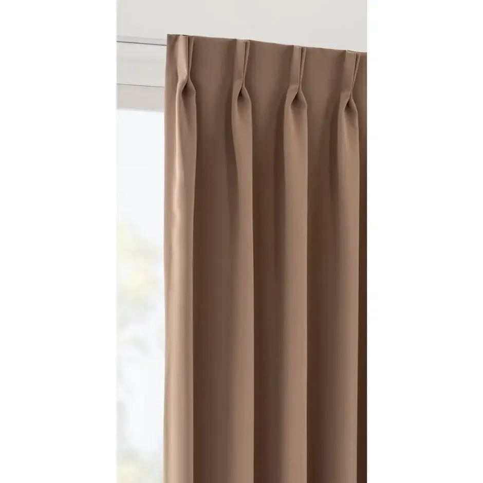 Gordijnstof Milano semi verduisterend - taupe