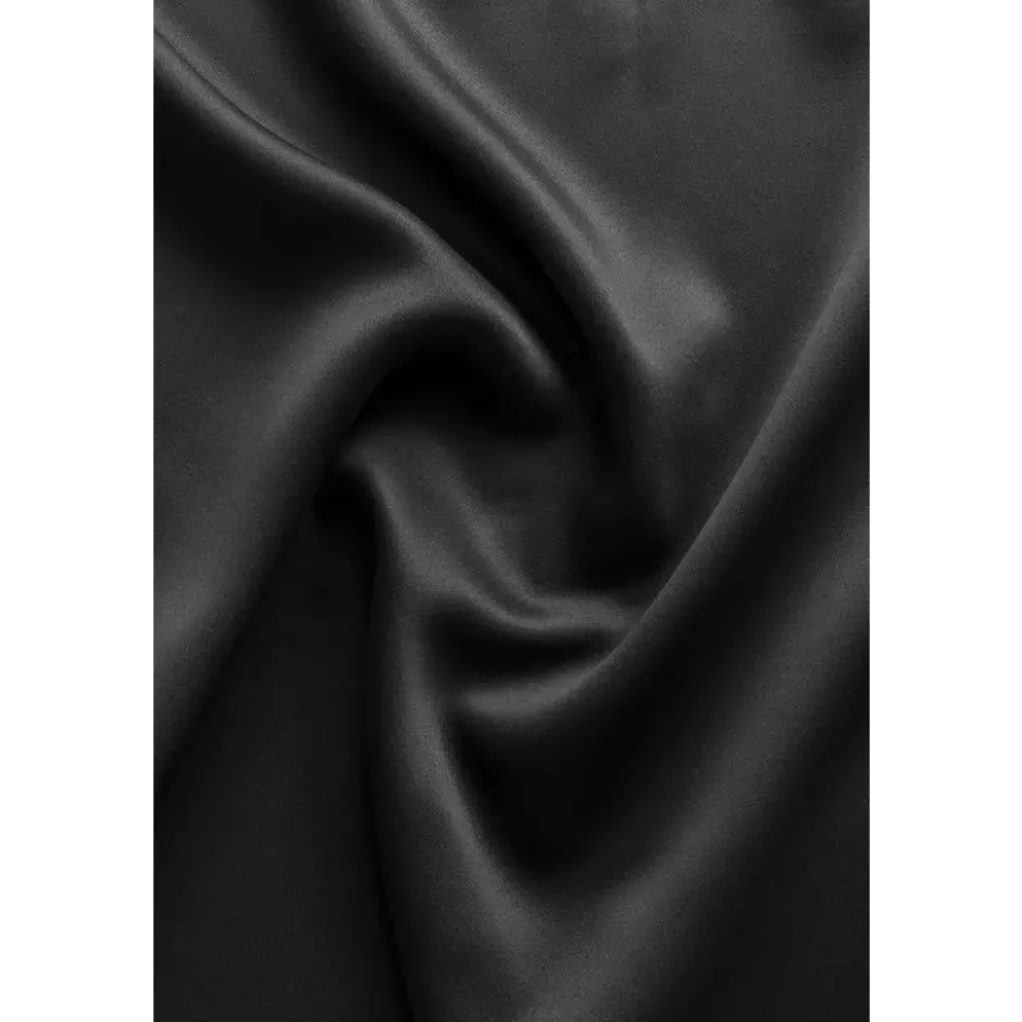 Gordijnstof Milano semi verduisterend - zwart