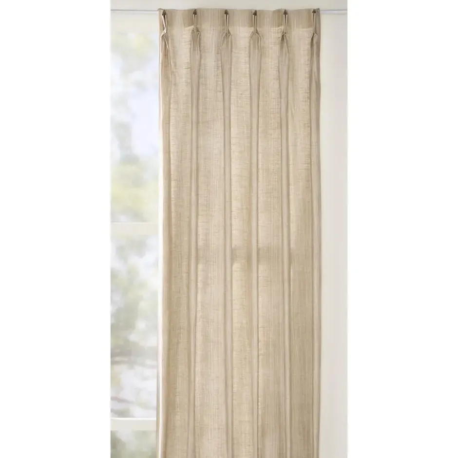 Gordijnstof Nara lichtdoorlatend - beige