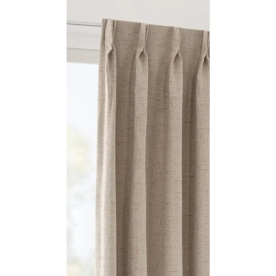 Gordijnstof Noud semi verduisterend - beige