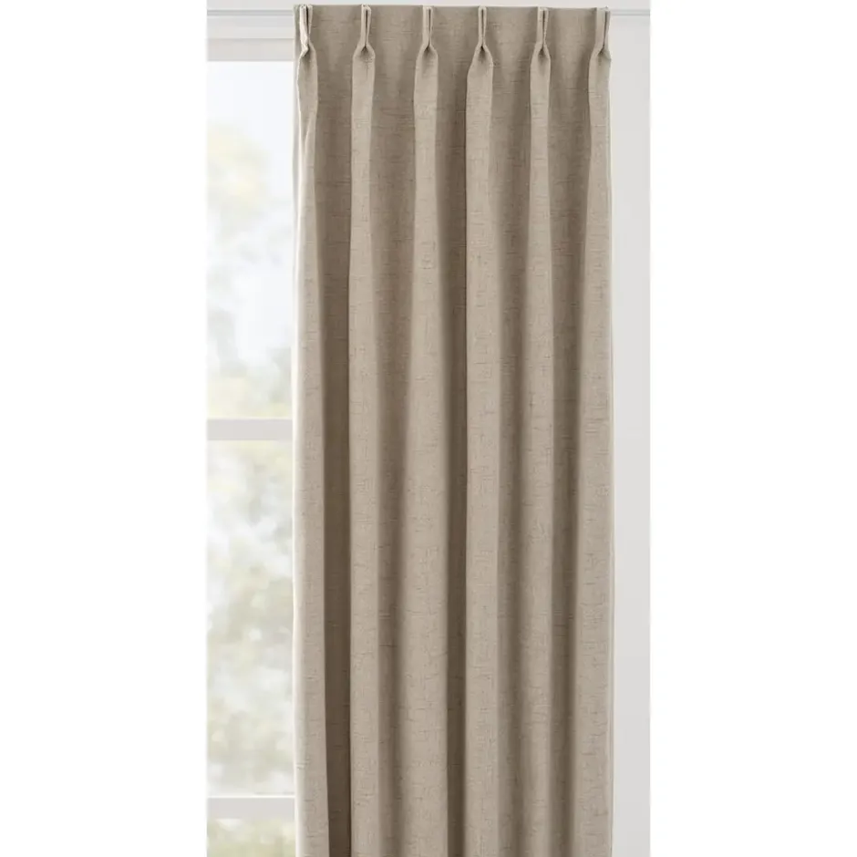 Gordijnstof Noud semi verduisterend - beige