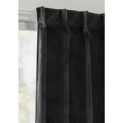Gordijn Yara - zwart - 140x280 cm (1 stuk)