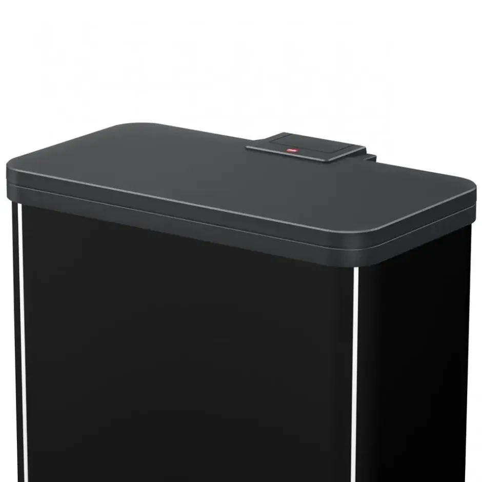 Hailo Öko Duo Plus L Prullenbak - 17+9L - zwart