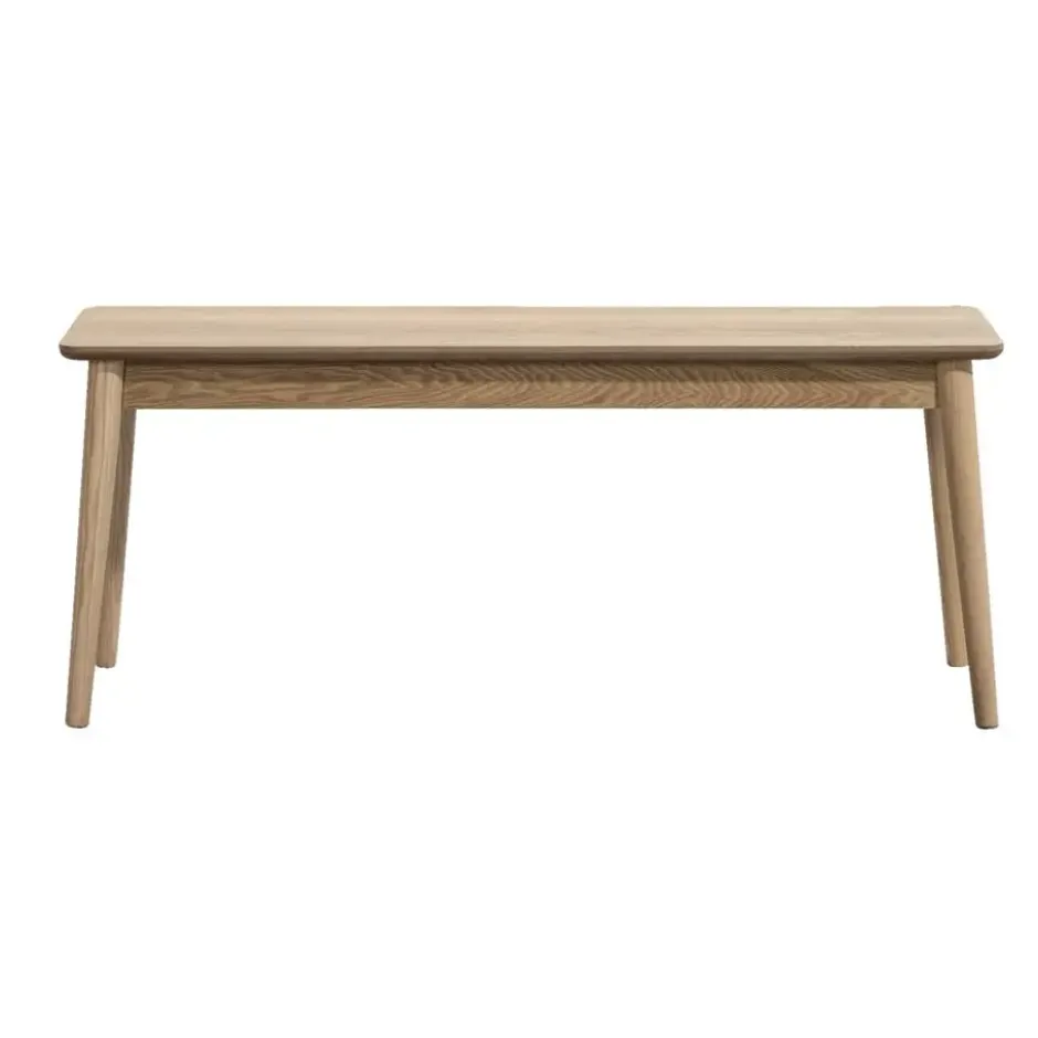 Halbankje Fenna - naturel - 110x32x45 cm