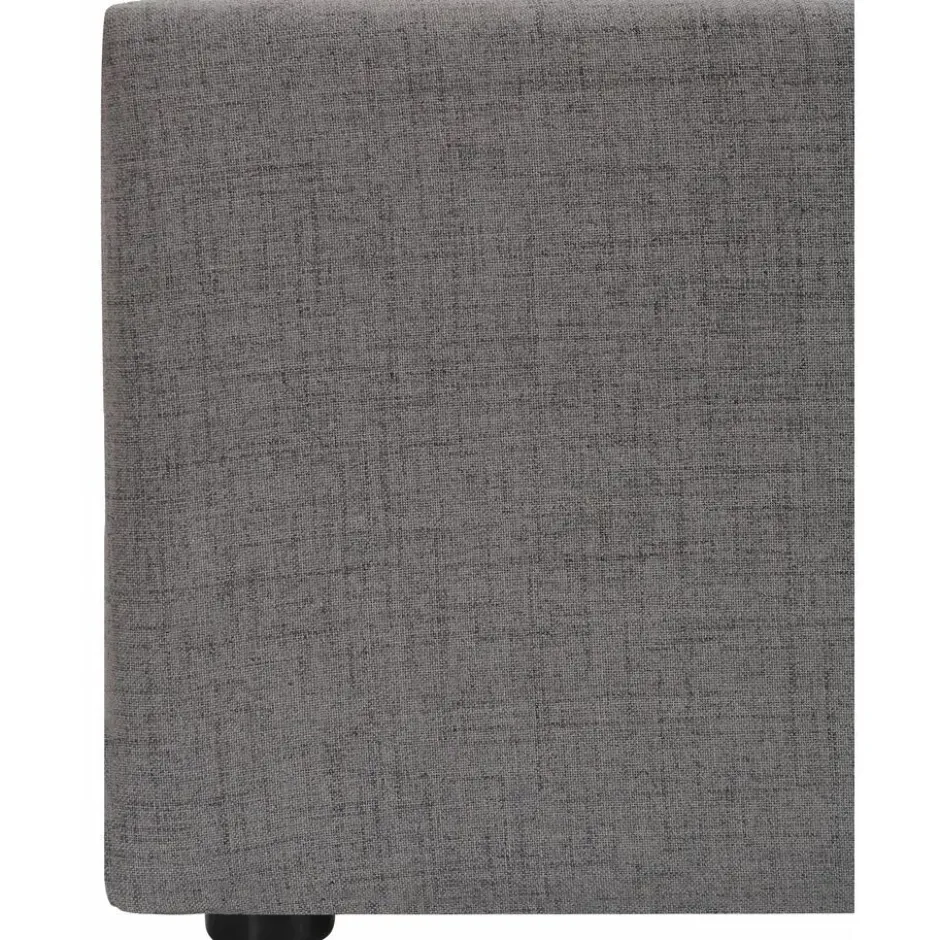 Hamar - Bed 140x200 cm in grijze stof