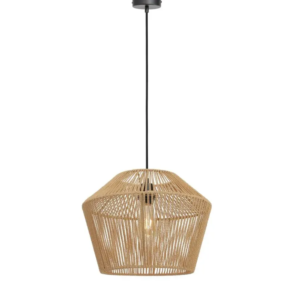 Hanglamp Caspian - Bruin/Zwart - Ø40cm