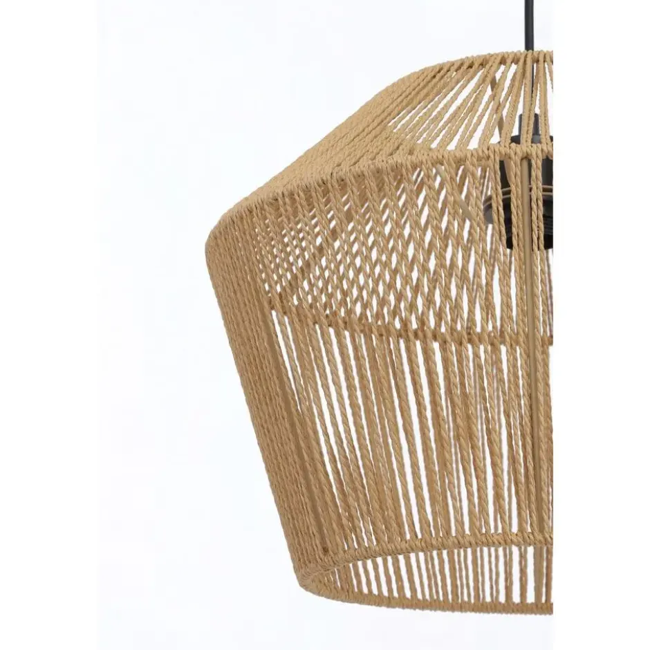 Hanglamp Caspian - Bruin/Zwart - Ø40cm