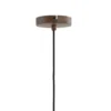 Hanglamp Dania - Bruin/Crème - Ø27.5x52cm