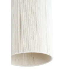 Hanglamp Dania - Bruin/Crème - Ø27.5x52cm