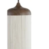 Hanglamp Dania - Bruin/Crème - 90x22x32cm - 3L