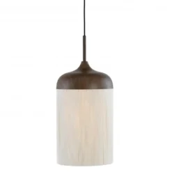 Hanglamp Dania - Bruin/Crème - 90x22x32cm - 3L