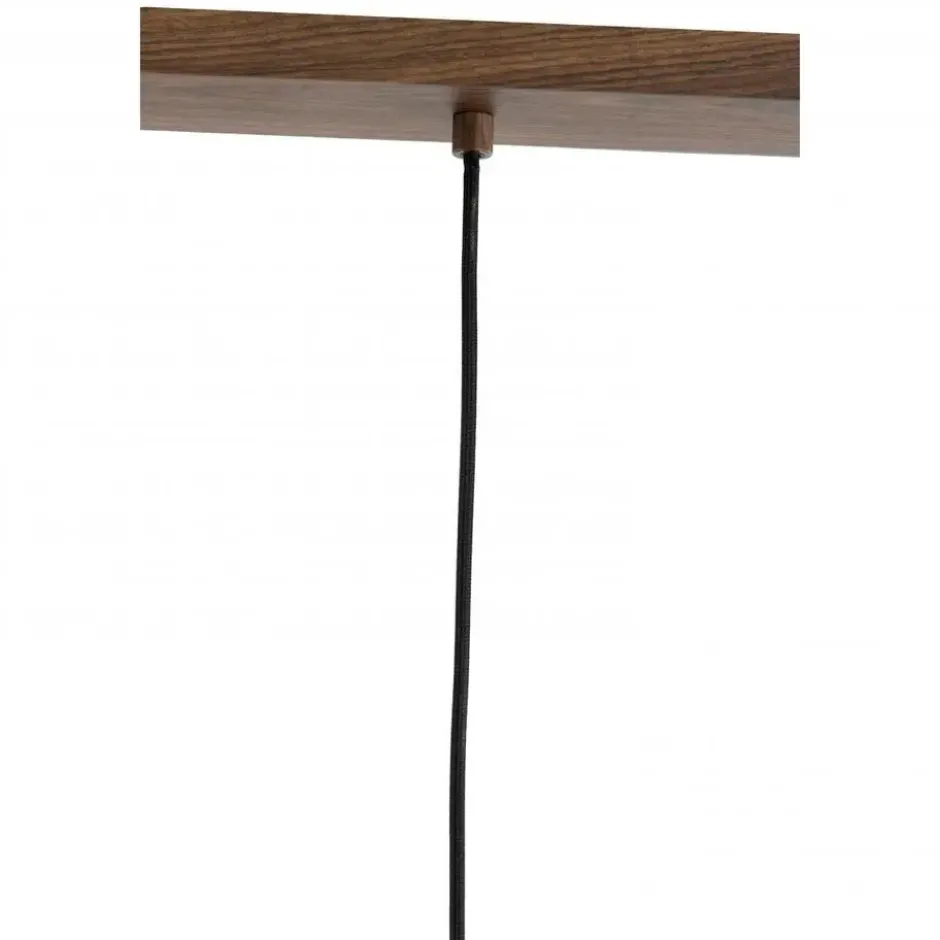 Hanglamp Dania - Bruin/Crème - 90x22x32cm - 3L
