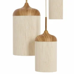 Hanglamp Danialo - Bruin - Ø35x32cm