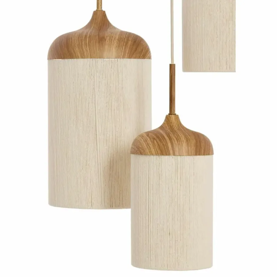 Hanglamp Danialo - Bruin - Ø35x32cm