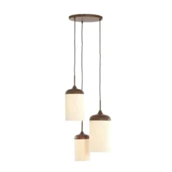 Hanglamp Danialo - Donkerbruin - Ø35cm