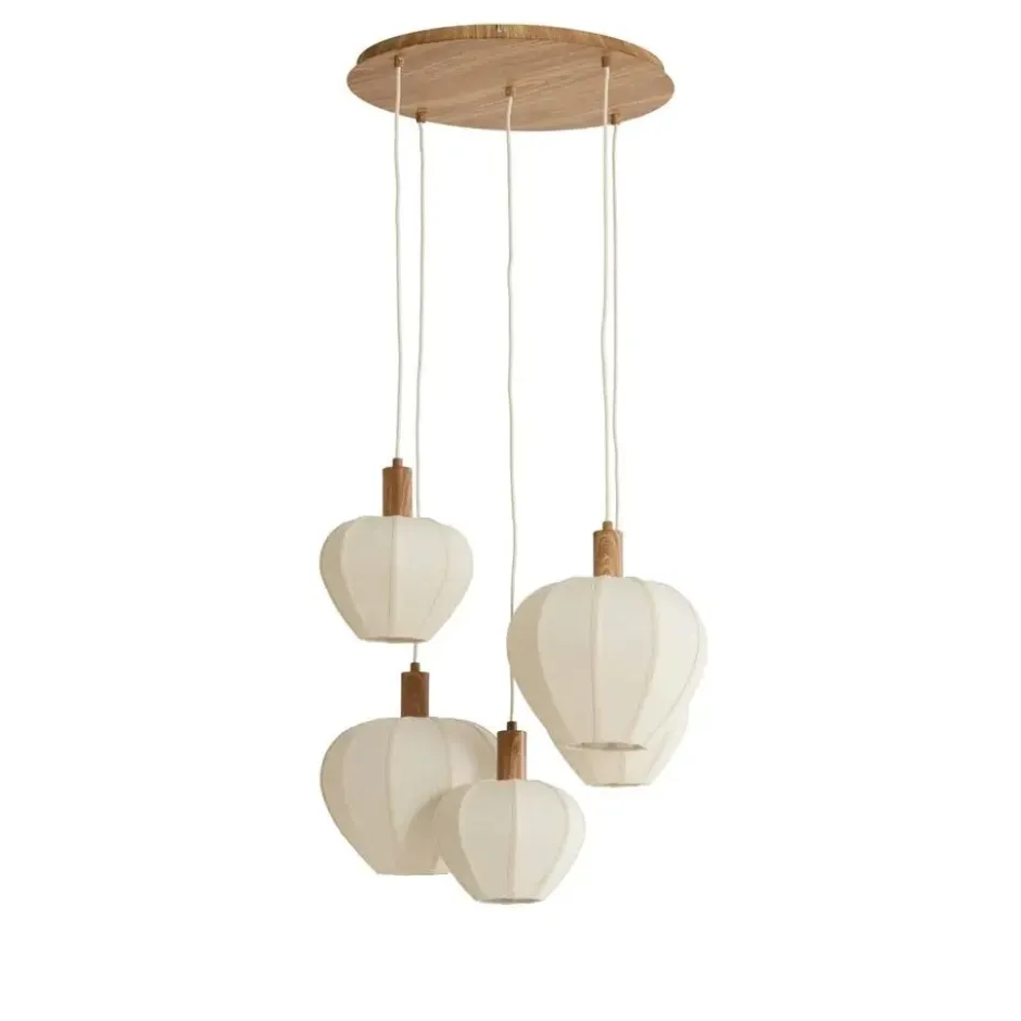 Hanglamp Huxi - Naturel - Ø53x158cm