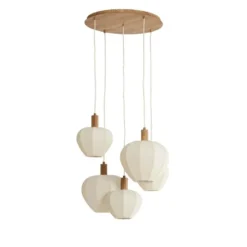Hanglamp Huxi - Naturel - Ø53x158cm