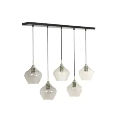 Hanglamp Rakel - Antiek Brons - 5L 104x20x120cm
