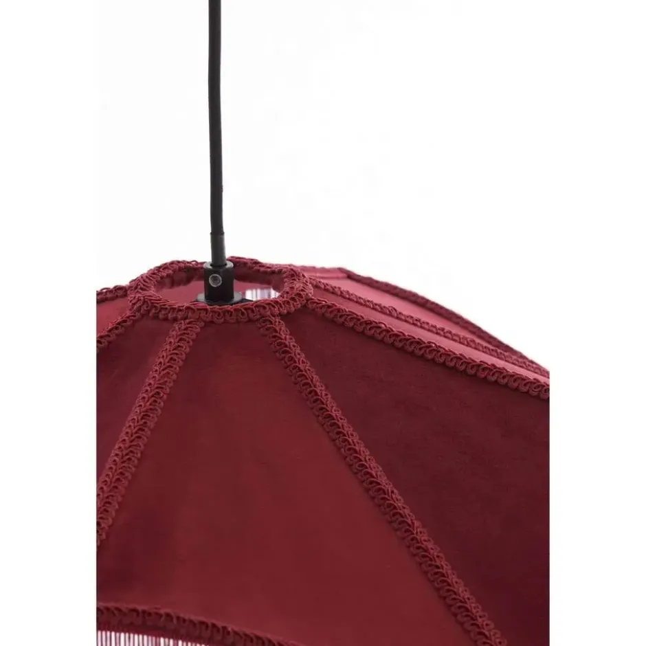 Hanglamp Tiffany - Rood - Ø50x28cm