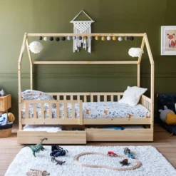 Happy Garden Bed MARCEAU - Bruin - Hout