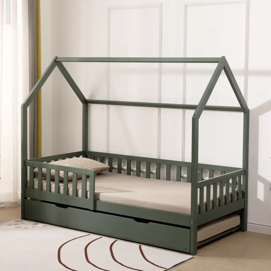 Happy Garden Bed MARCEAU - Groen - Hout