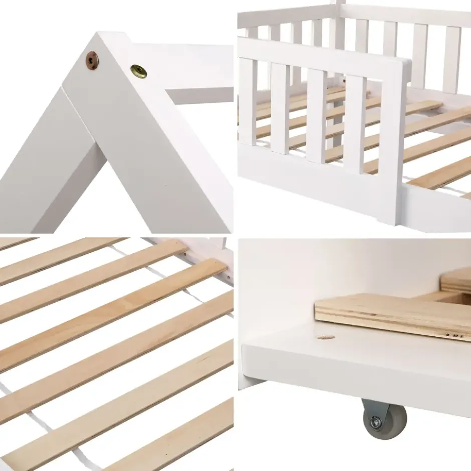 Happy Garden Bed MARCEAU - Wit - Hout