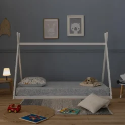 Happy Garden Bed VALENTIN - Wit - Hout