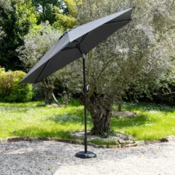 Happy Garden Parasol HAPUNA - Grijs - Aluminium