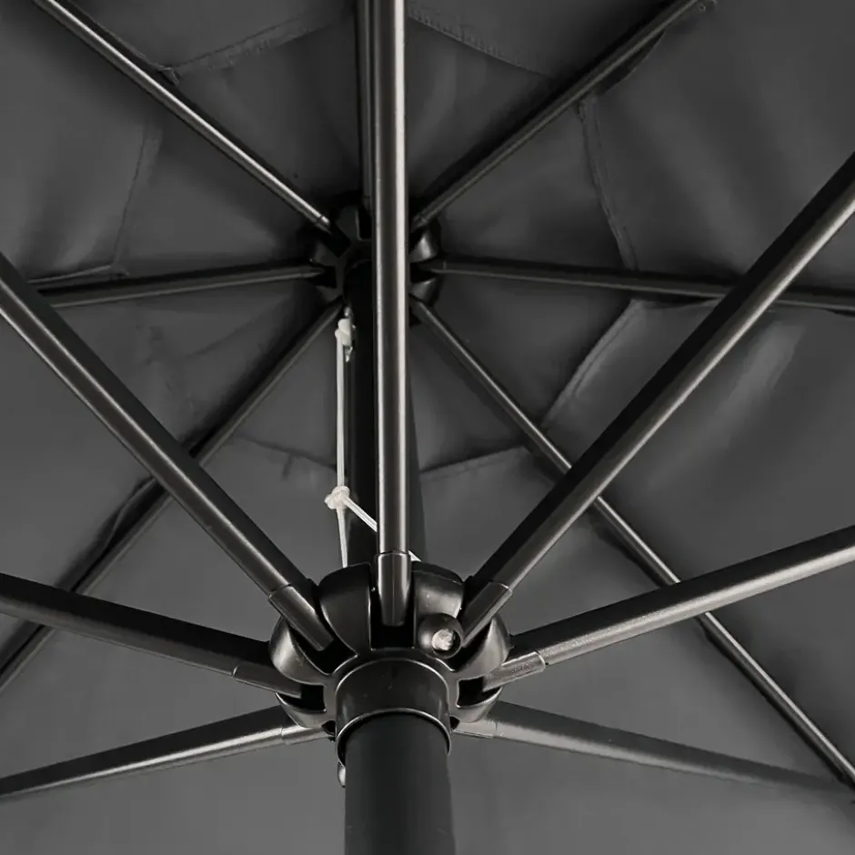 Happy Garden Parasol HAPUNA - Grijs - Aluminium