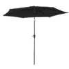Happy Garden Parasol HAPUNA - Zwart - Aluminium