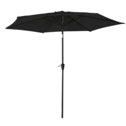 Happy Garden Parasol HAPUNA - Zwart - Aluminium