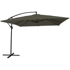 Happy Garden Parasol MOLOKAI - Grijs - Staal