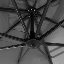 Happy Garden Parasol MOLOKAI - Grijs - Aluminium
