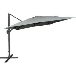 Happy Garden Parasol MOLOKAI - Grijs - Aluminium