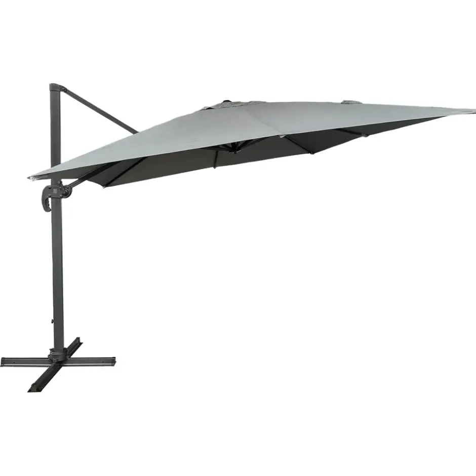 Happy Garden Parasol MOLOKAI - Grijs - Aluminium