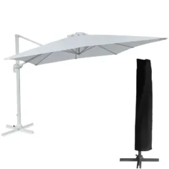 Happy Garden Parasol MOLOKAI - Wit - Aluminium