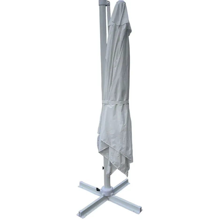 Happy Garden Parasol MOLOKAI - Wit - Aluminium