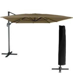 Happy Garden Parasol MOLOKAI - Bruin - Aluminium