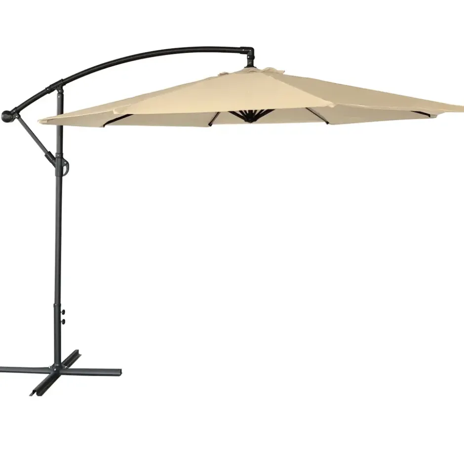 Happy Garden Parasol OAHU - Beige - Staal
