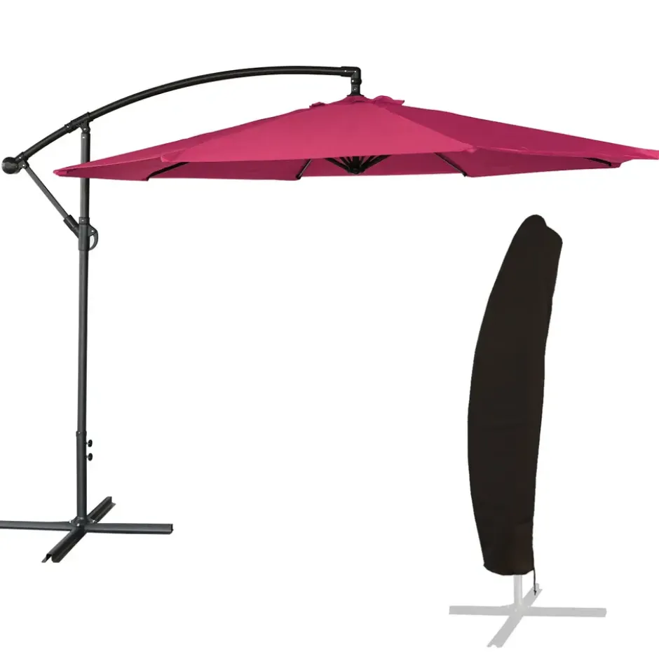 Happy Garden Parasol OAHU - Roze - Staal