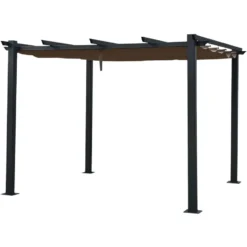 Happy Garden Pergola CASSIS - Bruin - Aluminium