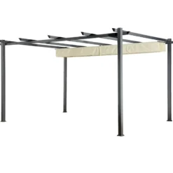 Happy Garden Pergola CASSIS - Beige - Aluminium
