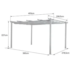 Happy Garden Pergola CASSIS - Beige - Aluminium