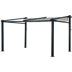 Happy Garden Pergola FRÉJUS - Beige - Aluminium