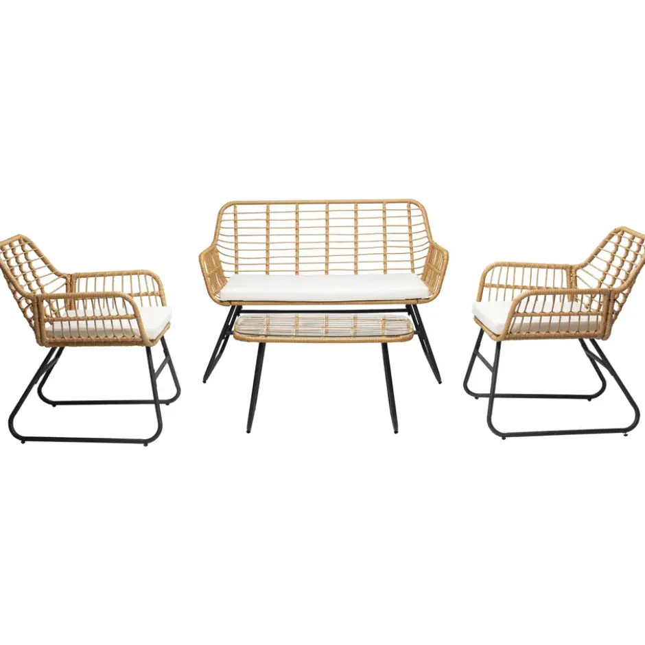 Happy Garden Tuinmeubelen TIGA - Beige - Geweven hars