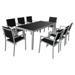 Happy Garden Tuinmeubilair BARI - Grijs - Aluminium