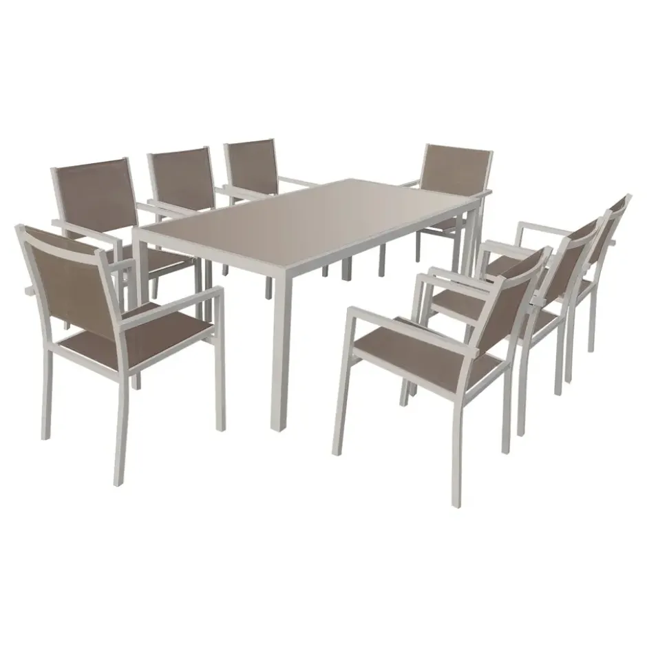 Happy Garden Tuinmeubilair BARI - Bruin - Aluminium