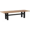 Hartman Heron dining tuintafel 300x100 cm. - Black -Op=Op