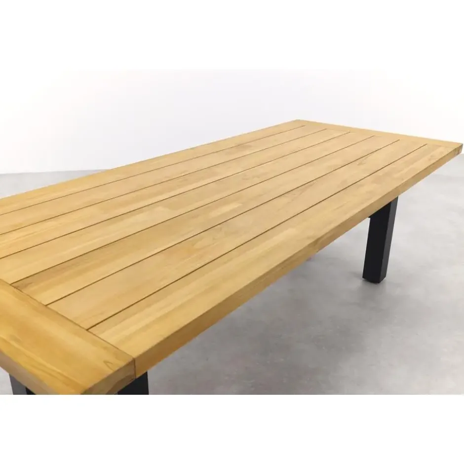 Hartman Heron dining tuintafel 300x100 cm. - Black -Op=Op